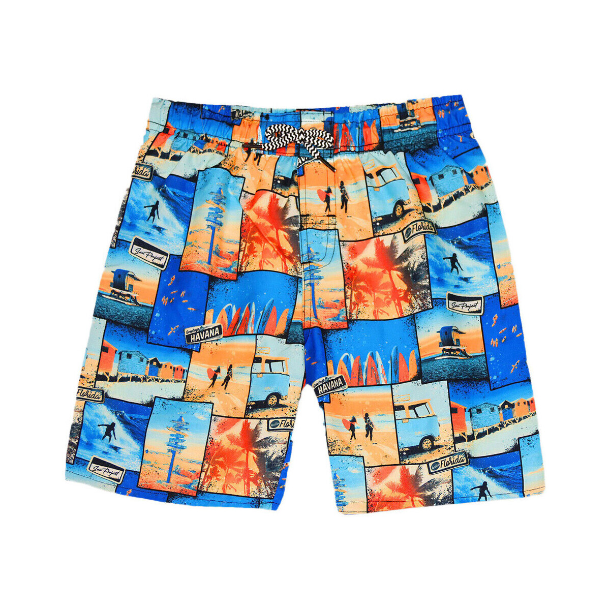 Kleidung Jungen Badeanzug /Badeshorts Sun Project BS-12-2733-SL Blau
