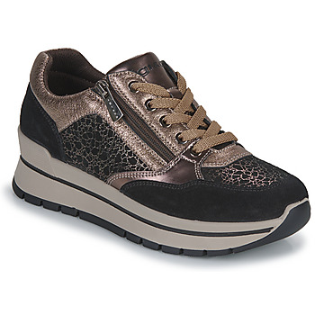Schuhe Damen Sneaker Low IgI&CO DONNA ANIKA 1 Schwarz / Bronze