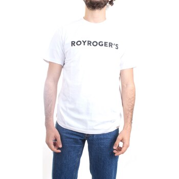 Kleidung Herren T-Shirts Roy Rogers P23RRU220C748 T-Shirt/Polo Mann Weiss