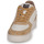 Schuhe Damen Sneaker Low Victoria 1258222CUERO Weiss / Braun / Gold