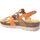 Schuhe Damen Sandalen / Sandaletten Plakton Curvi Orange