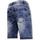 Kleidung Herren 3/4 Hosen & 7/8 Hosen Enos Stretch Jeans Short Denim Short Blau