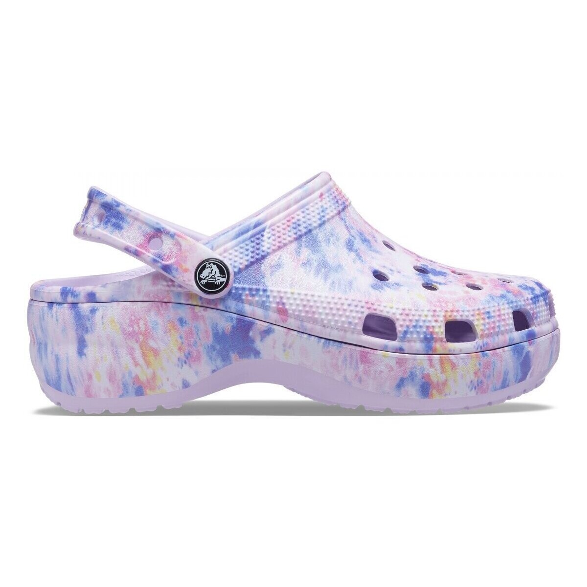 Schuhe Damen Pantoffel Crocs CR.207151-LVMT Lavender/multi