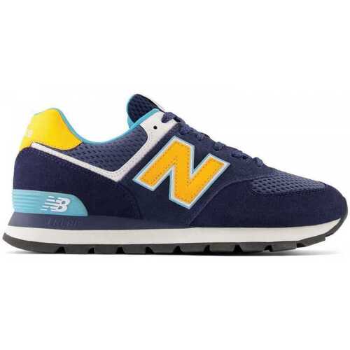 Schuhe Herren Laufschuhe New Balance Ml574 d Blau