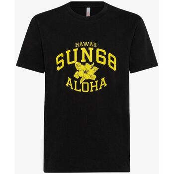 Kleidung Herren T-Shirts Sun68  Schwarz