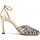 Schuhe Damen Sandalen / Sandaletten Cecil Cristal Pumps Frau Goldferse 10 Gold