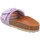 Schuhe Damen Pantoletten / Clogs Verbenas Pantoletten Reiko 330402V-0268-0035 Velour 330402V-0268-0035 Violett