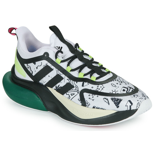 Schuhe Herren Sneaker Low Adidas Sportswear AlphaBounce + Weiss / Schwarz