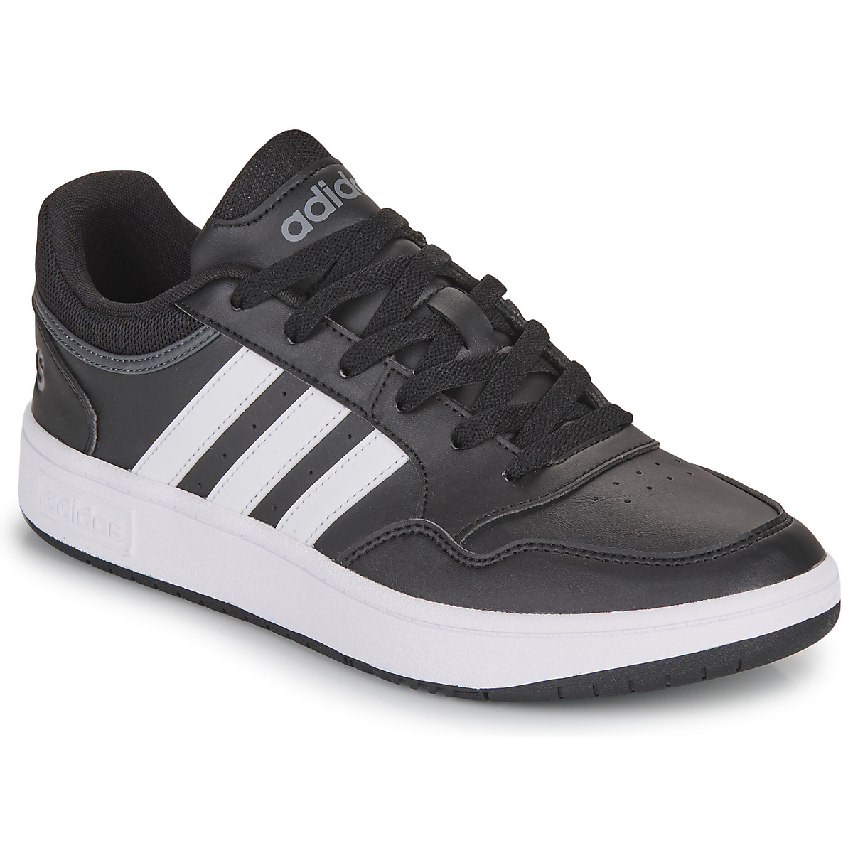 Schuhe Sneaker Low Adidas Sportswear HOOPS 3.0 Schwarz / Weiss