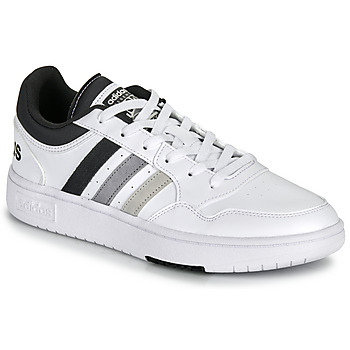 Schuhe Herren Sneaker Low Adidas Sportswear HOOPS 3.0 Weiss / Grau / Schwarz