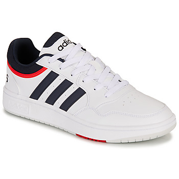 Schuhe Herren Sneaker Low Adidas Sportswear HOOPS 3.0 Weiss / Marine / Rot