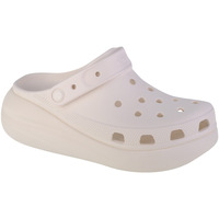 Schuhe Damen Hausschuhe Crocs Classic Crush Clog Weiss