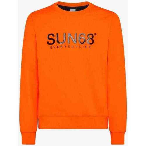 Kleidung Herren Langarmshirts Sun68  Orange