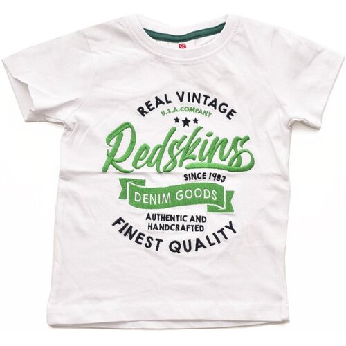Kleidung Kinder T-Shirts & Poloshirts Redskins RS2244 Weiss