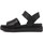 Schuhe Damen Sandalen / Sandaletten Argilla CIPRO-VITELLO-NERO Schwarz
