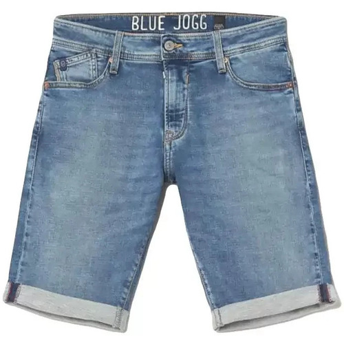 Kleidung Herren Shorts / Bermudas Le Temps des Cerises jogg Blau