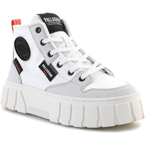 Schuhe Damen Sneaker High Palladium Pallatower HI Star White 98573-116-M Weiss