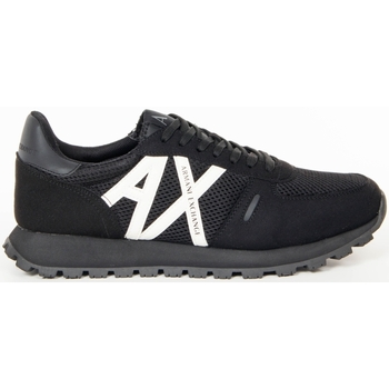Schuhe Herren Sneaker Low EAX Original AX Schwarz
