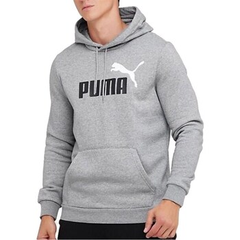 Kleidung Herren Sweatshirts Puma Ess 2 Col Big Logo Hoodie Grau