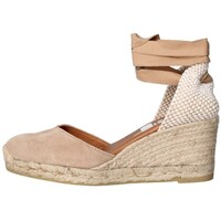 Schuhe Damen Leinen-Pantoletten mit gefloch Viguera 2011 Espadrilles Frau Sand Beige