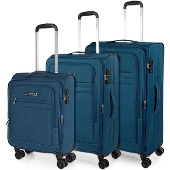 Taschen flexibler Koffer Jaslen Brighton Blau