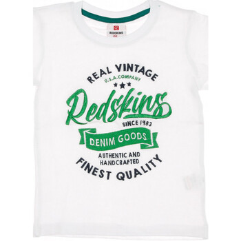 Kleidung Jungen T-Shirts & Poloshirts Redskins RDS-2244-BB Weiss
