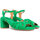 Schuhe Damen Sandalen / Sandaletten Audley 22248-BAREYSUEDE-JELLY-BEAN Grün