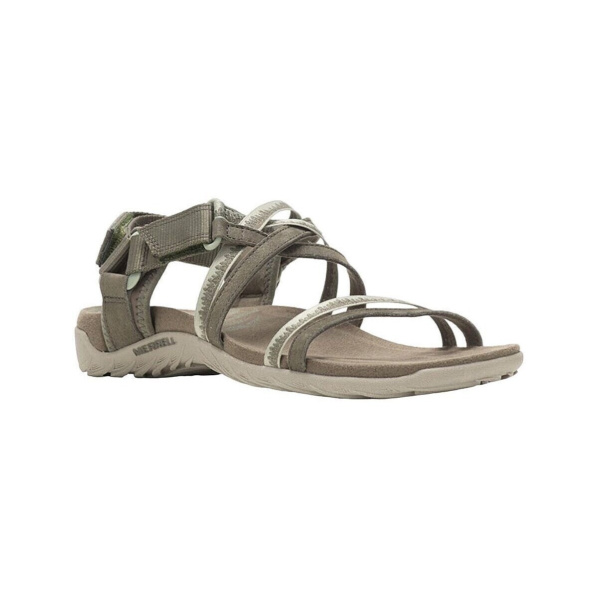 Schuhe Damen Sandalen / Sandaletten Merrell Terran 3 Cush Lattice Olivgrün