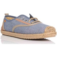 Schuhe Jungen Leinen-Pantoletten mit gefloch Vulladi 2374-706 Blau