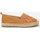 Schuhe Damen Leinen-Pantoletten mit gefloch La Modeuse 65711_P152197 Braun