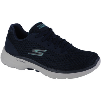 Schuhe Damen Sneaker Low Skechers Go Walk 6 - Iconic Vision Blau