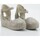 Schuhe Damen Leinen-Pantoletten mit gefloch Gaimo 28329 BEIGE