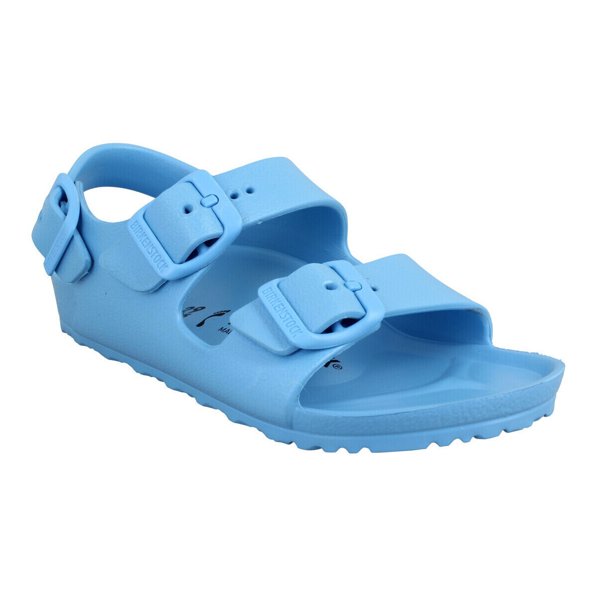 Schuhe Kinder Sandalen / Sandaletten Birkenstock Milano Eva Enfant Sky Blue Blau