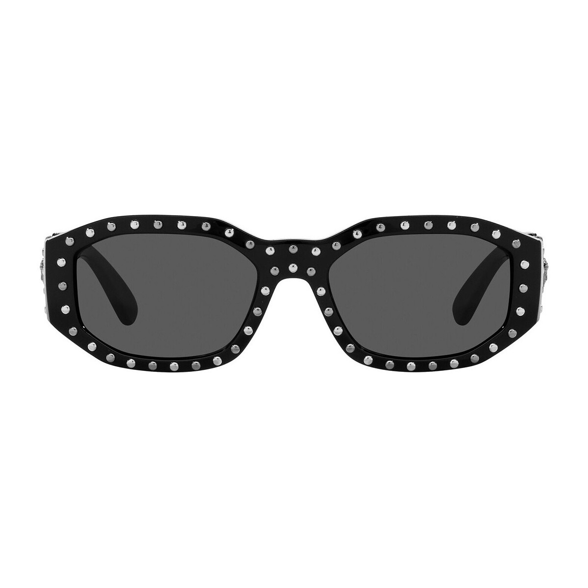 Uhren & Schmuck Sonnenbrillen Versace Biggie Sonnenbrille VE4361 539887 mit Nieten Schwarz