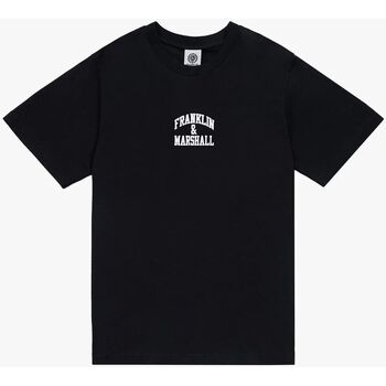 Kleidung Herren T-Shirts & Poloshirts Franklin & Marshall JM3009.1009P01-980 Schwarz