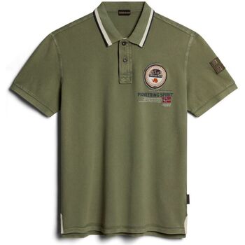 Napapijri  T-Shirts & Poloshirts GANDY 4 - NP0A4H8R-GAE1 GREEN LICHEN