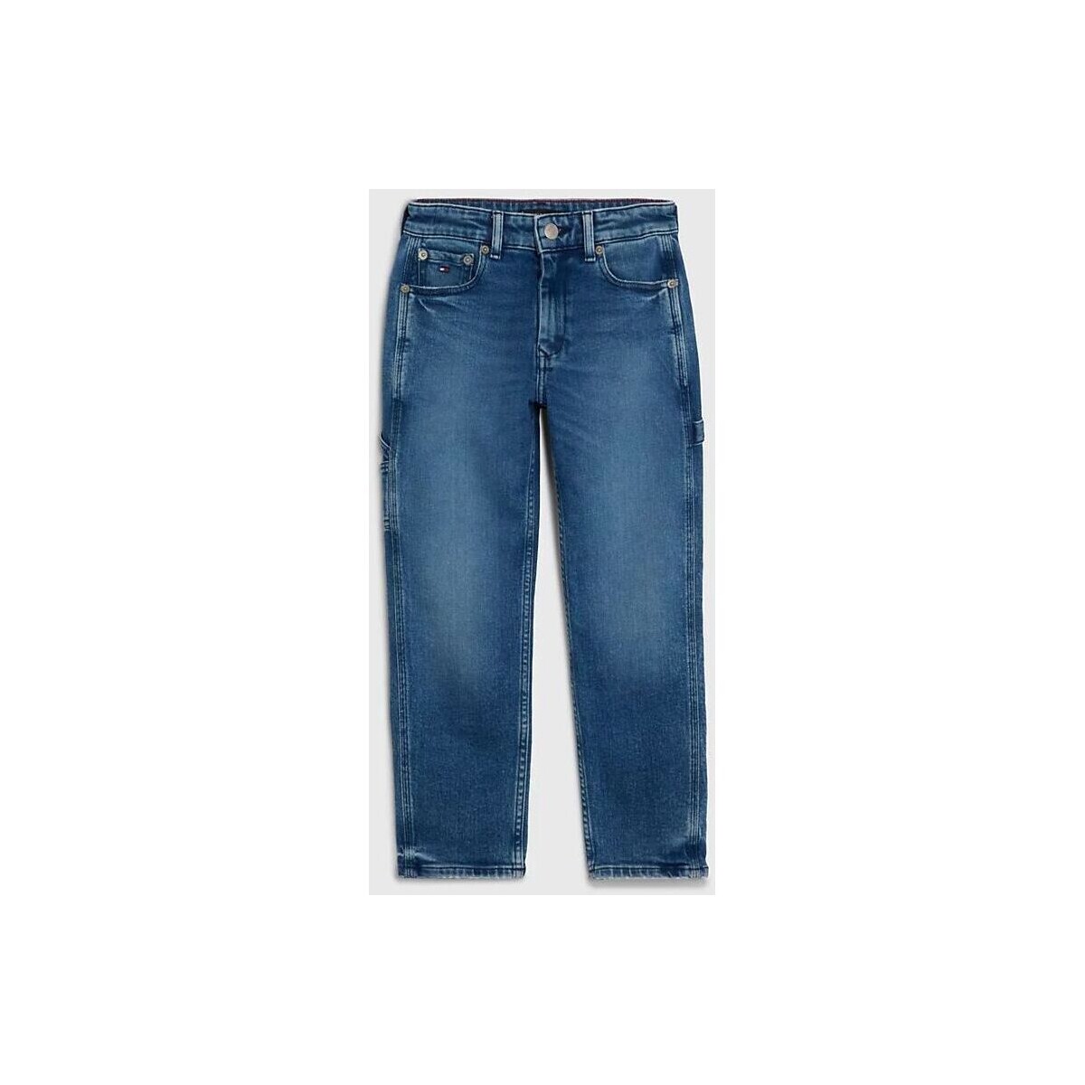 Kleidung Kinder Jeans Tommy Hilfiger KB0KB08085 SKATER-1BJ DARKVINTAGE Blau