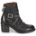 Schuhe Damen Boots Airstep / A.S.98 JAMAL BUCKLE Schwarz