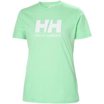 Kleidung Damen T-Shirts Helly Hansen  Grün