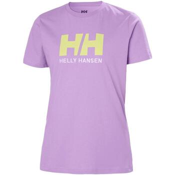 Kleidung Damen T-Shirts Helly Hansen  Violett
