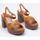 Schuhe Damen Sandalen / Sandaletten MTNG 53387 Braun