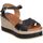 Schuhe Damen Sandalen / Sandaletten Spar Woman 5249 Schwarz