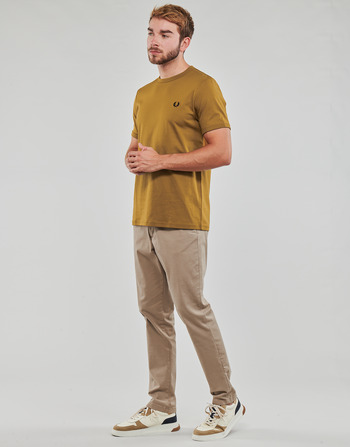 Fred Perry RINGER T-SHIRT Senf