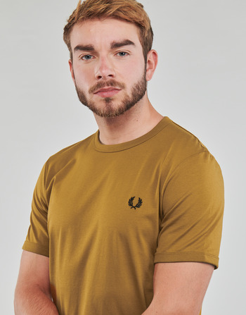 Fred Perry RINGER T-SHIRT Senf