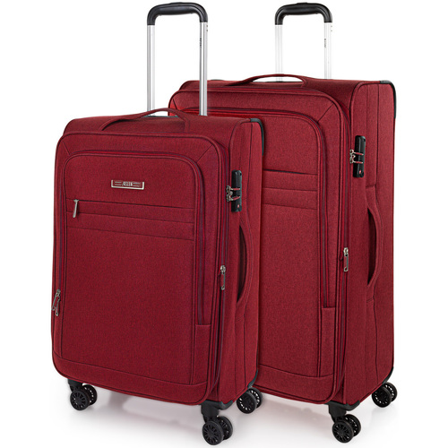 Taschen flexibler Koffer Jaslen Brighton Rot