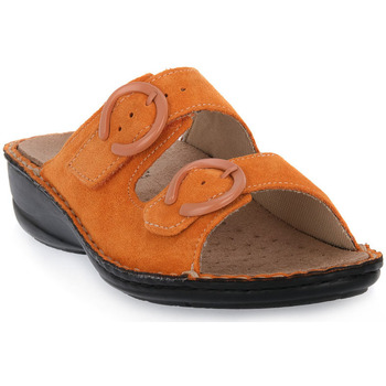 Schuhe Damen Pantoffel Grunland ARANCIO 68DARA Orange