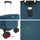 Taschen flexibler Koffer Itaca Versalles Blau