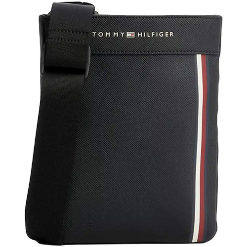 Taschen Herren Geldtasche / Handtasche Tommy Jeans Line style classic Schwarz