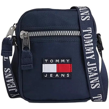 Taschen Herren Geldtasche / Handtasche Tommy Jeans Flag logo original Blau
