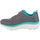 Schuhe Damen Sneaker Low Skechers D'Lux Walker - Fresh Finesse Grau